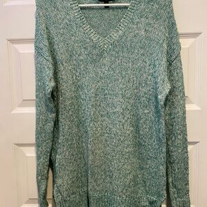 Banana Republic V-Neck Sweater - Light Teal